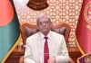 রাষ্ট্রপতি বলেন, গুম কোনো সাধারণ অপরাধ নয়; এটি মানবতাবিরোধী অপরাধ।